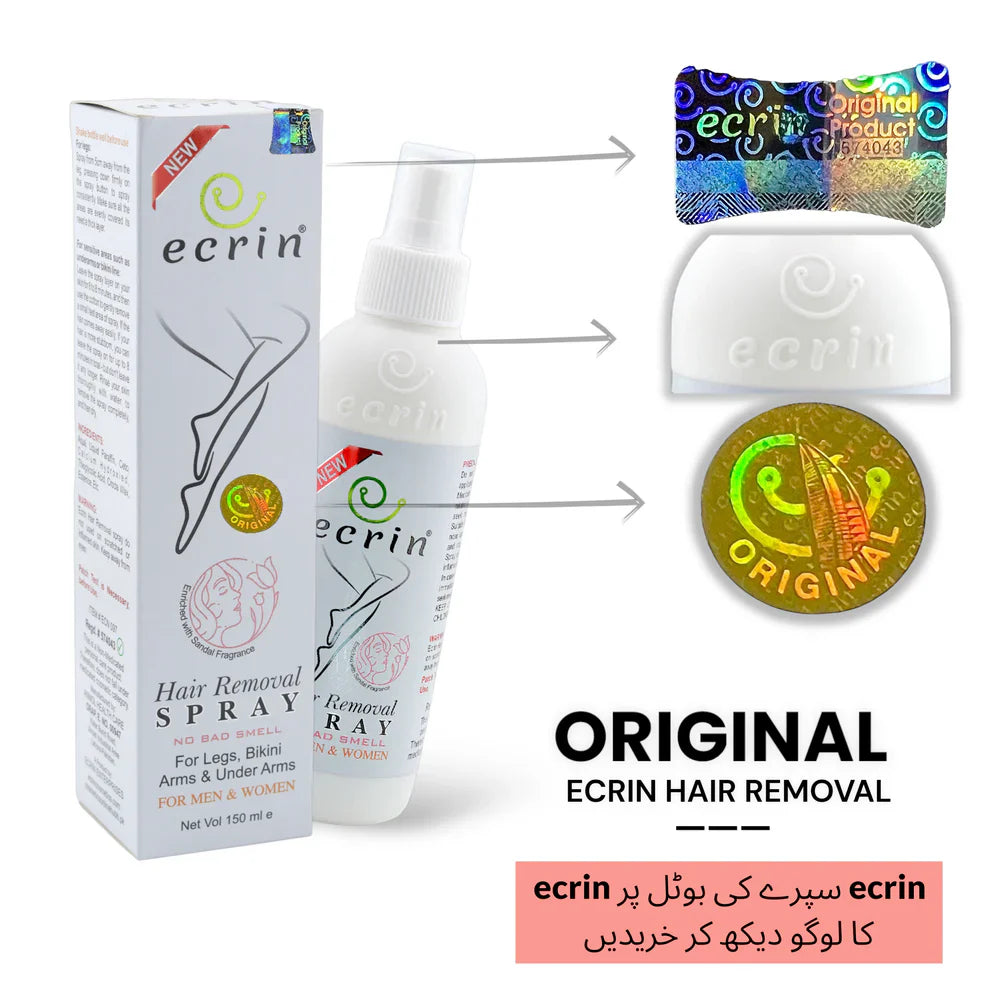 Original Ecrin Hair Removal Spray Official Website - Free Gift in Parcel 🎁