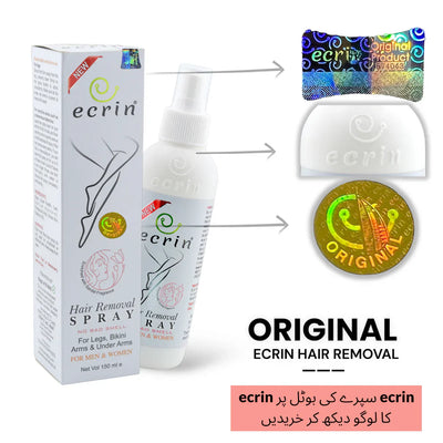 Original Ecrin Hair Removal Spray Official Website - Free Gift in Parcel 🎁