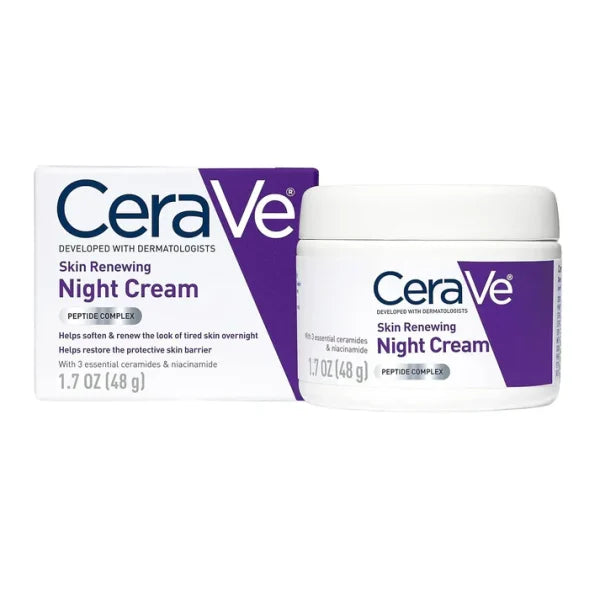 🌿 CeraVe 4-in-1 Skincare Kit (Night Cream, Sunblock, Cleanser & Serum) ✨ Complete daily skincare routine for radiant, healthy, and hydrated skin.