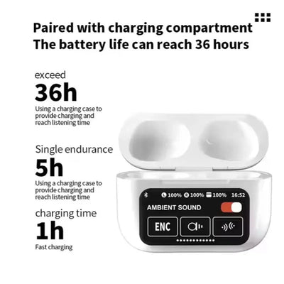 LED Display Wireless Earbuds | سماعات أذن لاسلكية بشاشة LED
