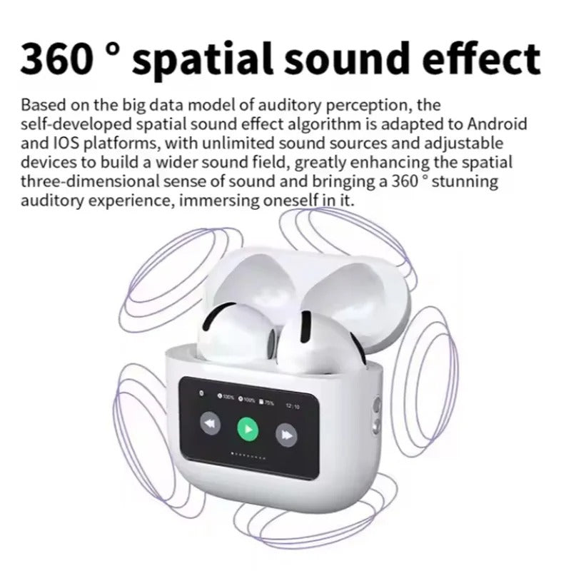 LED Display Wireless Earbuds | سماعات أذن لاسلكية بشاشة LED