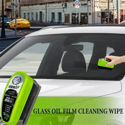 🧼 1pc Oil Film Brush 2.0 – Clear Vision Windshield & Glass Cleaner (with Extra Liquid)
