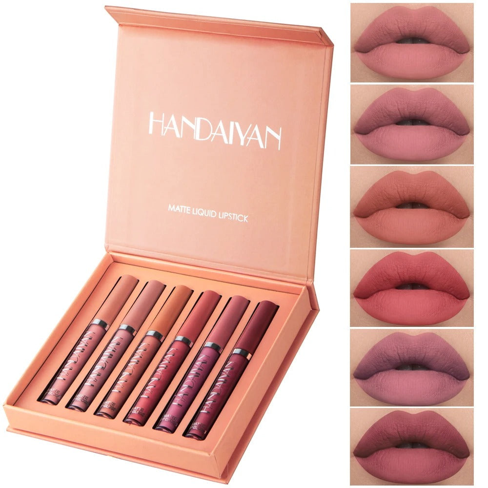💄 Pack of 8 – 2-in-1 Matte Lipstick & Lip Liner Set A must-have for every makeup lover! This waterproof, smudge-proof set combines lip liner and matte lipstick in one — for bold, defined lips that last all day.